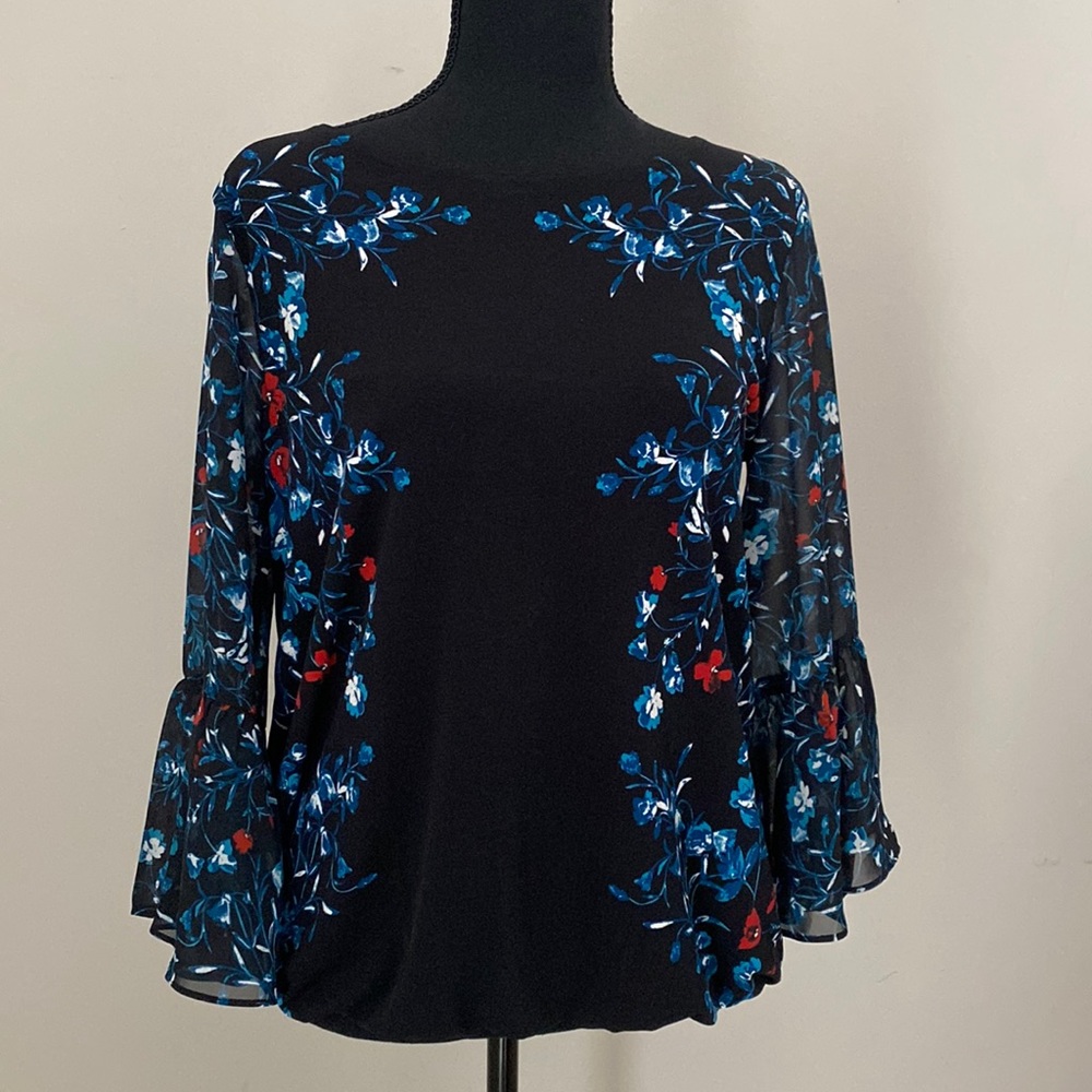 Alfani long Sleeve Top/Blouse. Size Small.